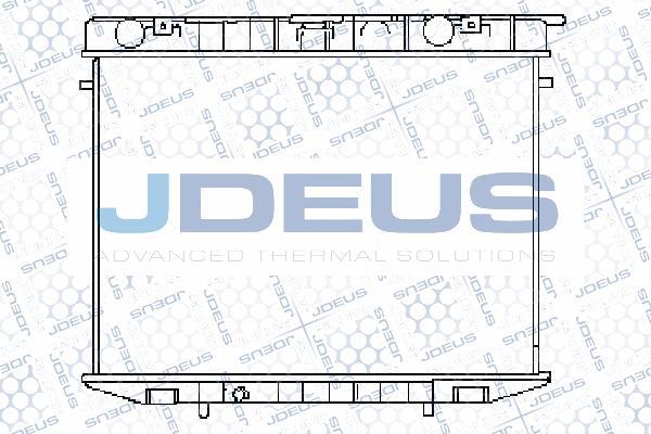 Jdeus 020M23 - Radiator, engine cooling autospares.lv