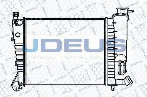 Jdeus 021B21 - Radiator, engine cooling autospares.lv