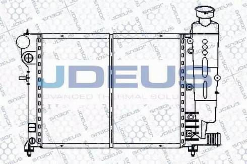 Jdeus 021E18 - Radiator, engine cooling autospares.lv