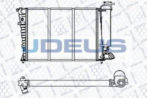 Jdeus 021E34 - Radiator, engine cooling autospares.lv