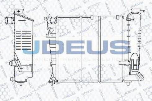 Jdeus 021E30 - Radiator, engine cooling autospares.lv