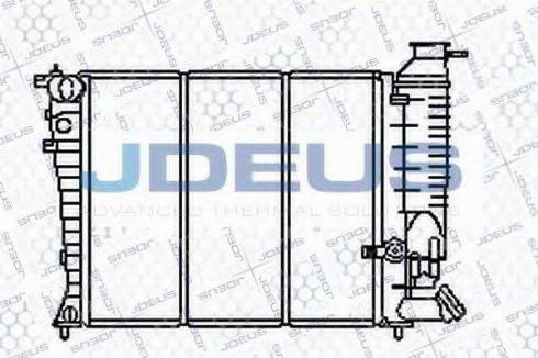 Jdeus 021E31 - Radiator, engine cooling autospares.lv