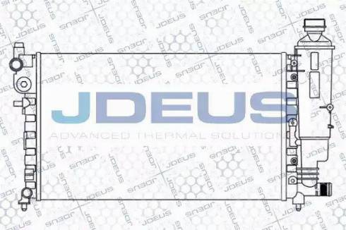 Jdeus 021E29 - Radiator, engine cooling autospares.lv