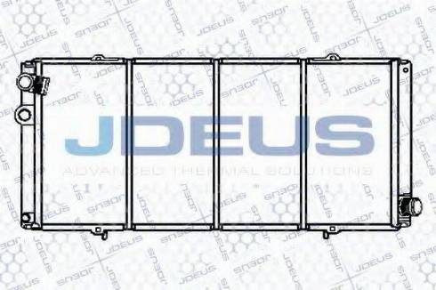 Jdeus 021E20 - Radiator, engine cooling autospares.lv