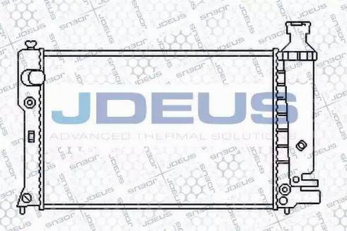 Jdeus 021E22 - Radiator, engine cooling autospares.lv