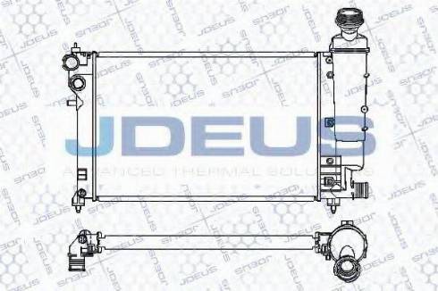 Jdeus 021M45 - Radiator, engine cooling autospares.lv