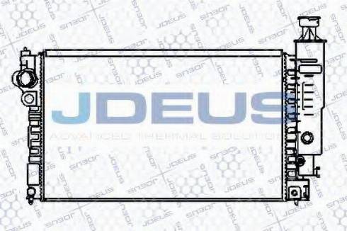 Jdeus 021V33 - Radiator, engine cooling autospares.lv