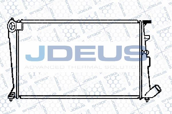 Jdeus 021V28 - Radiator, engine cooling autospares.lv