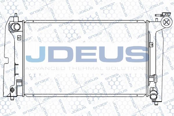 Jdeus 028M57 - Radiator, engine cooling autospares.lv