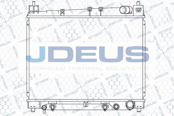 Jdeus 028M89 - Radiator, engine cooling autospares.lv