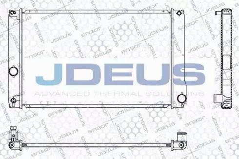 Jdeus 028M82 - Radiator, engine cooling autospares.lv