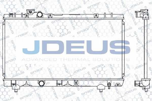 Jdeus 028N48 - Radiator, engine cooling autospares.lv