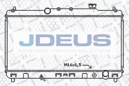 Jdeus 028N51 - Radiator, engine cooling autospares.lv