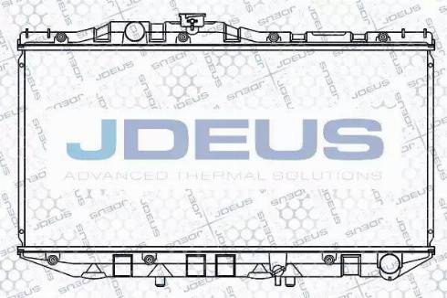 Jdeus 028N15 - Radiator, engine cooling autospares.lv