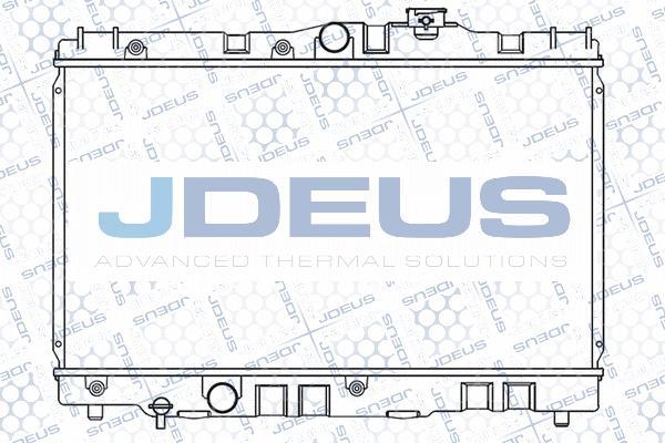 Jdeus 028N11 - Radiator, engine cooling autospares.lv