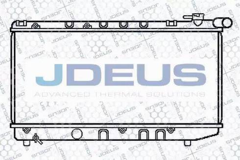 Jdeus 028N17 - Radiator, engine cooling autospares.lv