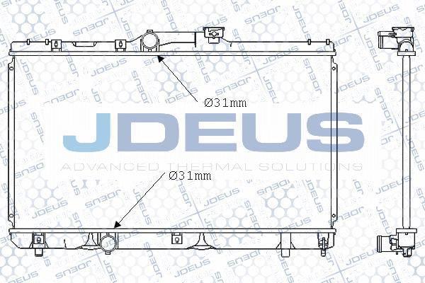 Jdeus 028N21 - Radiator, engine cooling autospares.lv