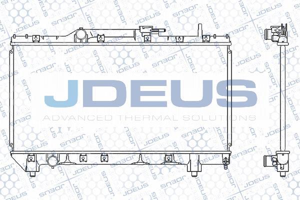 Jdeus 028N23 - Radiator, engine cooling autospares.lv