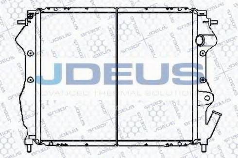 Jdeus 023B44 - Radiator, engine cooling autospares.lv