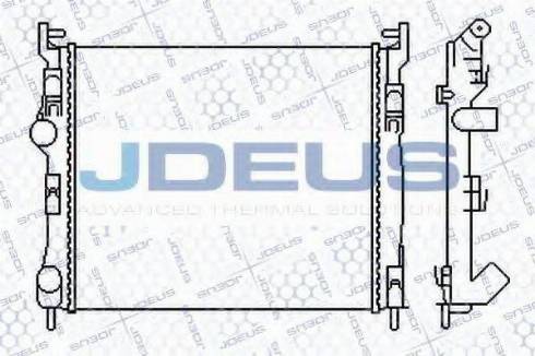 Jdeus 023M41 - Radiator, engine cooling autospares.lv