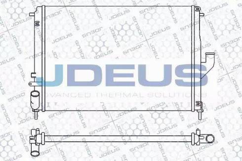 Jdeus 023M56 - Radiator, engine cooling autospares.lv