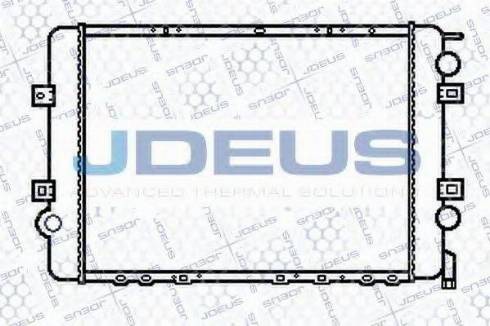 Jdeus 023M79 - Radiator, engine cooling autospares.lv