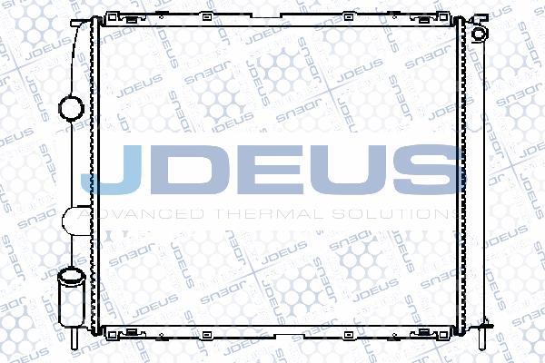 Jdeus 023M77 - Radiator, engine cooling autospares.lv