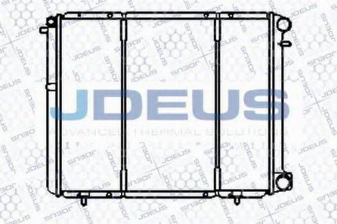 Jdeus 023V35 - Radiator, engine cooling autospares.lv