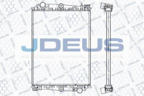 Jdeus 108M04B - Radiator, engine cooling autospares.lv