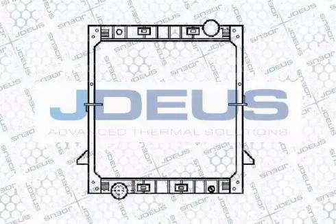 Jdeus 114M10 - Radiator, engine cooling autospares.lv
