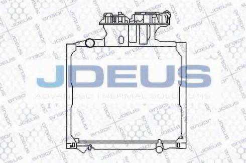 Jdeus 115M09 - Radiator, engine cooling autospares.lv