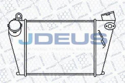 Jdeus 801M05 - Intercooler, charger autospares.lv