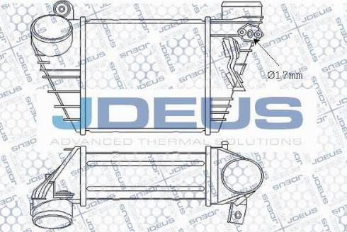 Jdeus 801V04 - Intercooler, charger autospares.lv