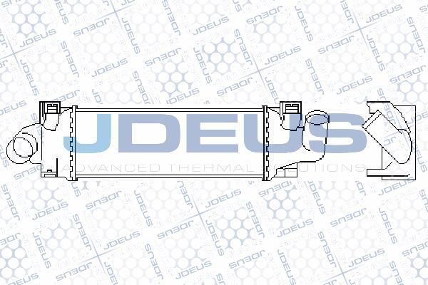 Jdeus 812M26A - Intercooler, charger autospares.lv