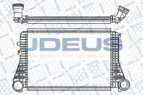 Jdeus 830M06 - Intercooler, charger autospares.lv