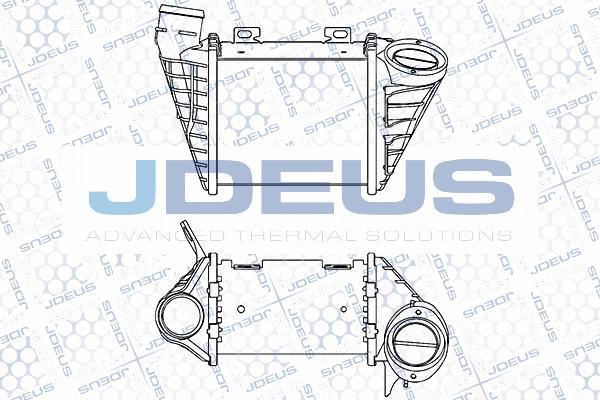 Jdeus 830M30A - Intercooler, charger autospares.lv