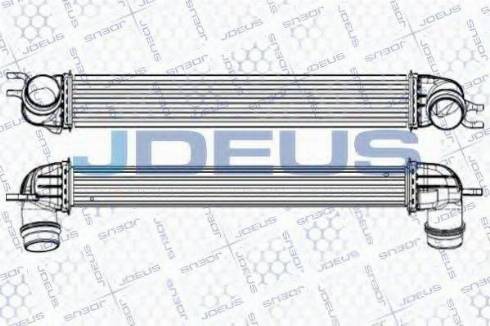 Jdeus 870M04 - Intercooler, charger autospares.lv