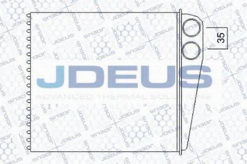 Jdeus 201M03 - Heat Exchanger, interior heating autospares.lv