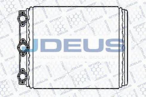 Jdeus 217B04 - Heat Exchanger, interior heating autospares.lv