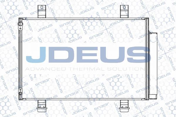 Jdeus 742M17 - Condenser, air conditioning autospares.lv