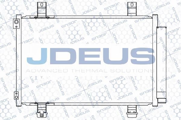 Jdeus 742M26 - Condenser, air conditioning autospares.lv