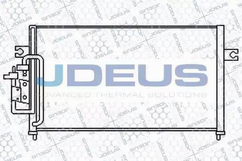 Jdeus 754M05 - Condenser, air conditioning autospares.lv