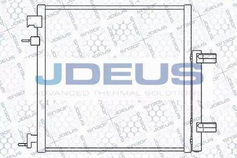 Jdeus 756M14 - Condenser, air conditioning autospares.lv