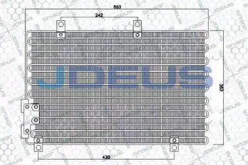 Jdeus 700M07 - Condenser, air conditioning autospares.lv
