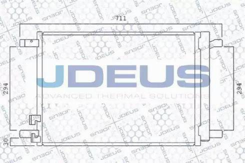 Jdeus 701M26 - Condenser, air conditioning autospares.lv