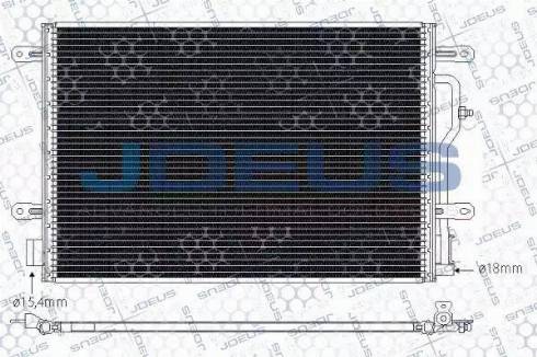 Jdeus 701M21 - Condenser, air conditioning autospares.lv