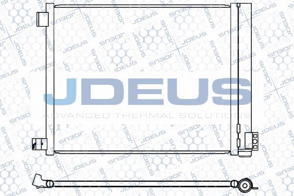 Jdeus 719M75 - Condenser, air conditioning autospares.lv