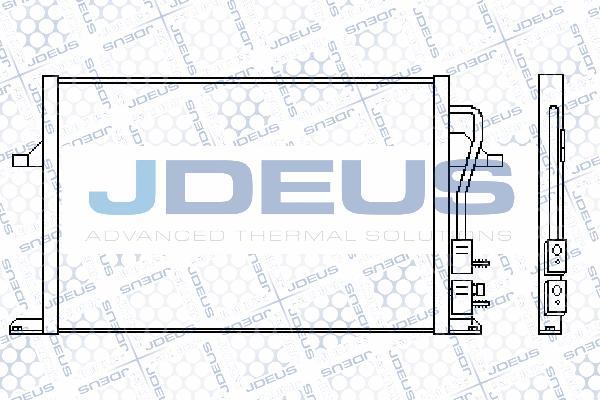 Jdeus 712M06 - Condenser, air conditioning autospares.lv