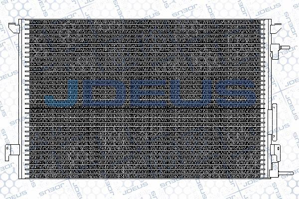 Jdeus 720M54 - Condenser, air conditioning autospares.lv