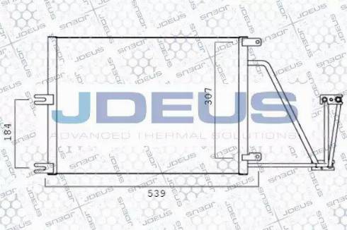 Jdeus 720M50 - Condenser, air conditioning autospares.lv